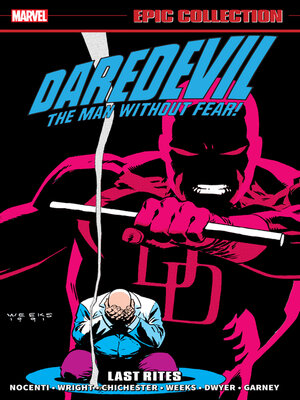 cover image of Daredevil Epic Collection: Last Rites